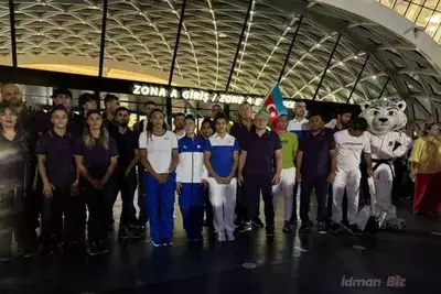 Олимпийская сборная Азербайджана вылетела в Париж