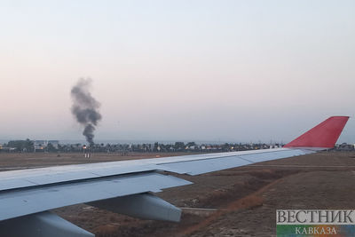 Пожар в аэропорту