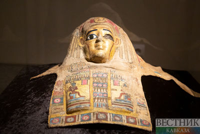 Экспонат выставки древнеегипетских мумий