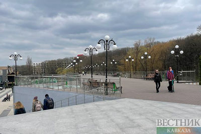 Центральная набережная в Железноводске