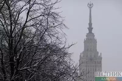 Первый снег выпал в Москве