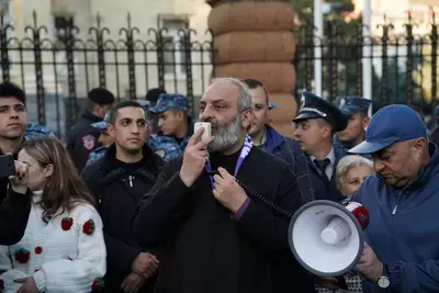 Армянские националисты протестуют против делимитации границы с Азербайджаном