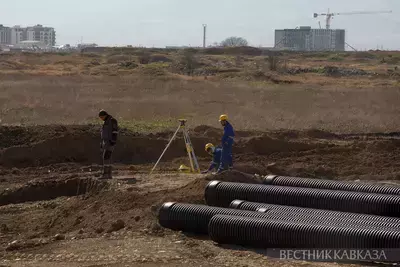 Первый этап прокладки водовода в Дагестане завершили