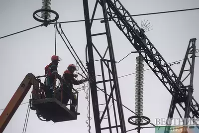 Электроснабжение большей части потребителей возобновлено в Каспийске