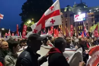 В Тбилиси вновь проходит акция протеста