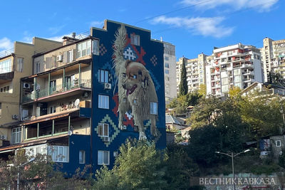 Мурал в Тбилиси