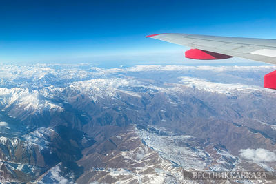 Вид из окна самолета