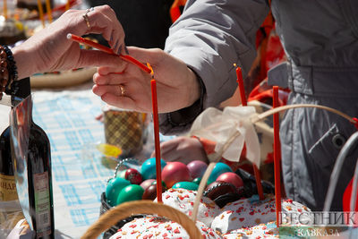 Освящение куличей на пасху