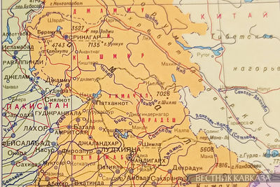 Карта Индии и Пакистана