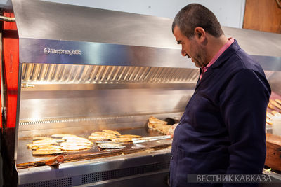 Приготовление рыбы гриль