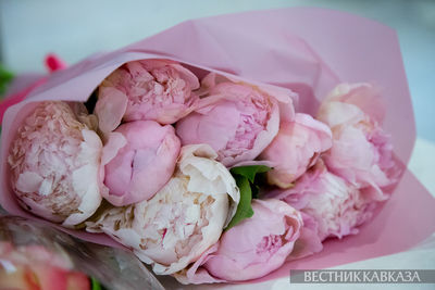 Букет пионов