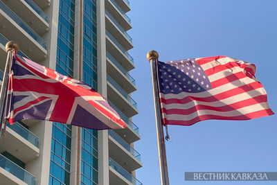 Флаг Великобритании и США