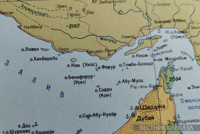 Карта Ормизского пролива