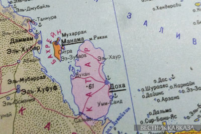 Карта Катара