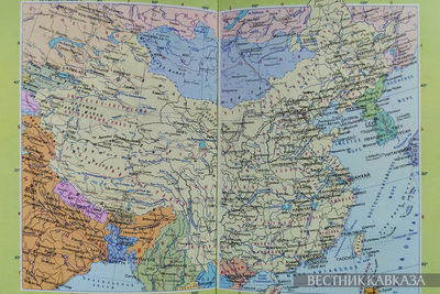 Карта Китая