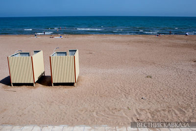 Пляж в Дербенте