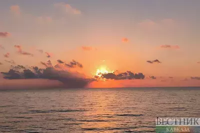 Закат на море