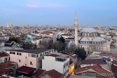 Вид со смотровой площадки Булгур палас