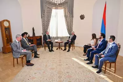 встреча Мгера Григоряна и Александра Тимани