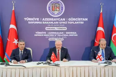 встреча Закира Гасанова, Яшара Гюлера и Ираклия Чиковани