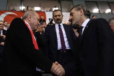 Реджеп Тайип Эрдоган и Михаил Кавелашвили