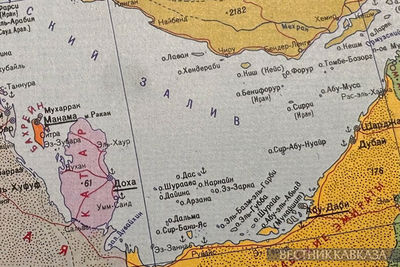 Карта Катара