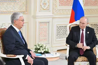 Касым-Жомарт Токаев и Владимир Путин