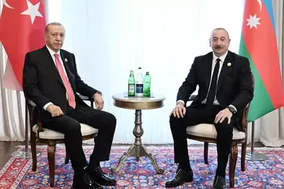 Реджеп Тайип Эрдоган и Ильхам Алиев