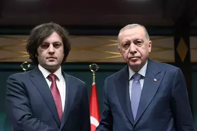 Ираклий Кобахидзе и Реджеп Тайип Эрдоган