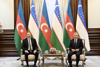 Ильхам Алиев и Шавкат Мирзиеев