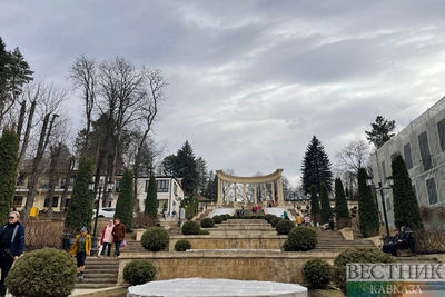 Каскадная лестница в Кисловодске