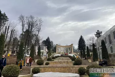 Каскадная лестница в Кисловодске