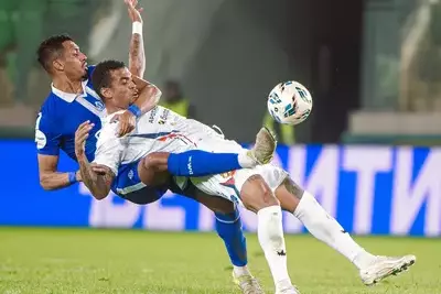 матч между футбольными клубами “Динамо“ Махачкала и ЦСКА