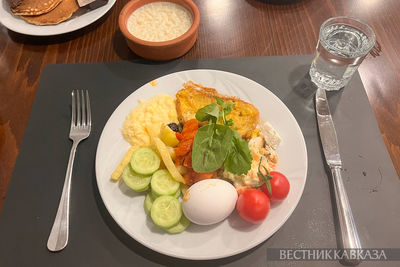 Завтрак в турецком отеле