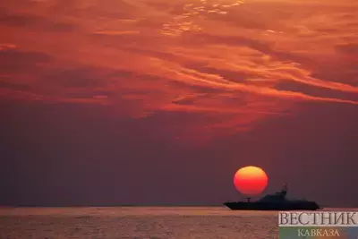 Закат на море