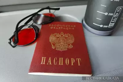 Паспорт РФ в автобусе