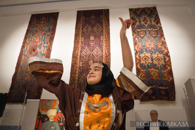 Выставка дагестанских ковров