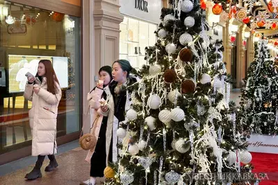 Парад ёлок в ГУМе