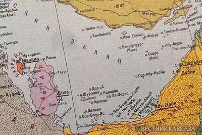 Карта Катара