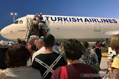 Самолет  Тurkish airlines