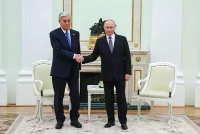 Владимир Путин и Касым-Жомарт Токаев