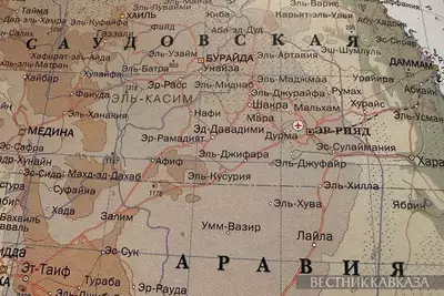 Карта Саудовской Аравии