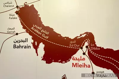 Карта Бахрейна