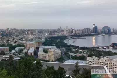 Вид на Баку