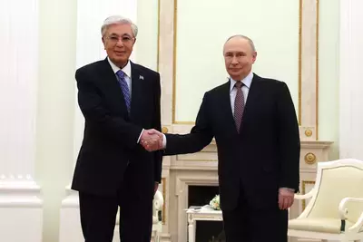 Владимир Путин и Касым-Жомарт Токаев