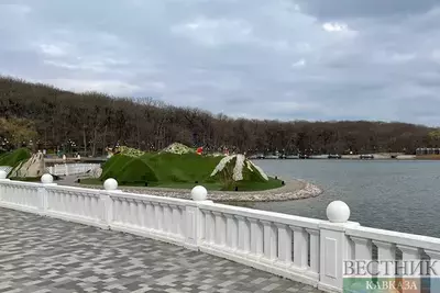 Центральная набережная в Железноводске