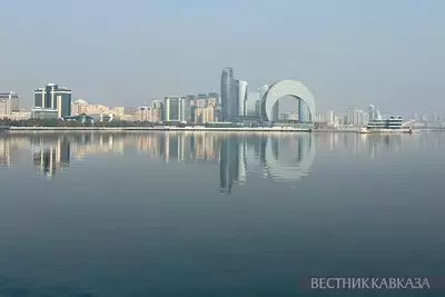 Вид на Баку