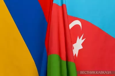 Флаги Армении и Азербайджана