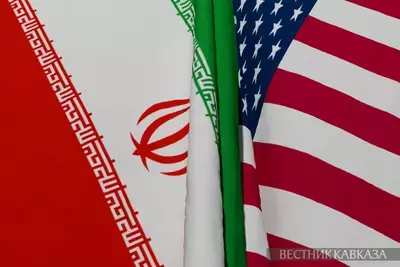 Флаги Ирана и США