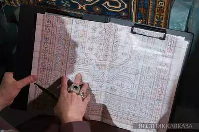 Выставка дагестанских ковров